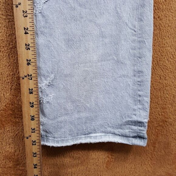 PURPLE BRAND Mens Jeans Size 31 Light Gray Wash Flare Leg Slim Fit P004 $320 - Picture 7 of 8